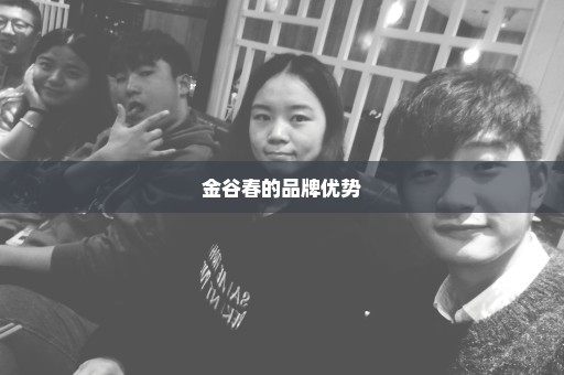 金谷春的品牌优势