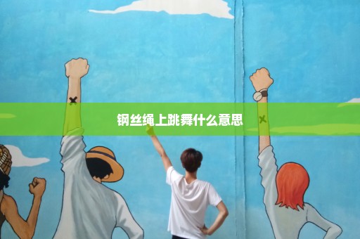钢丝绳上跳舞什么意思