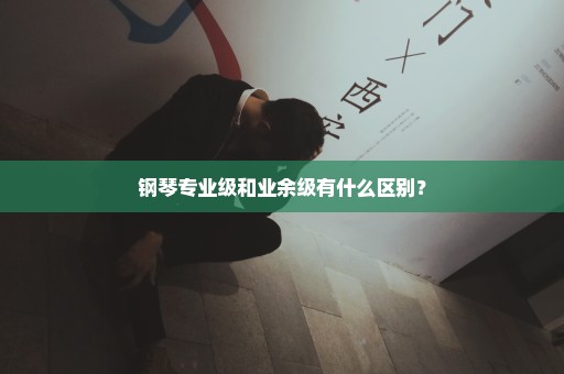 钢琴专业级和业余级有什么区别？