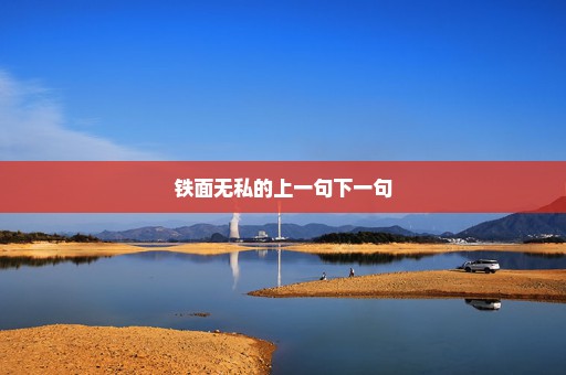铁面无私的上一句下一句