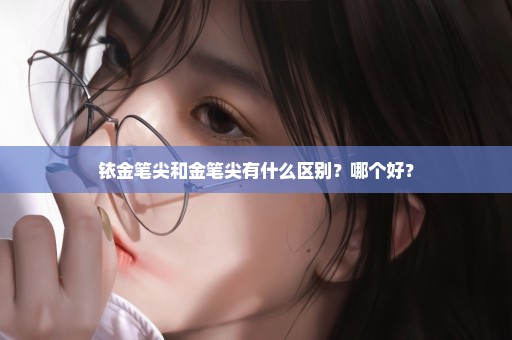 铱金笔尖和金笔尖有什么区别？哪个好？