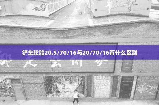铲车轮胎20.5/70/16与20/70/16有什么区别