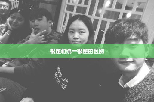 银座和统一银座的区别