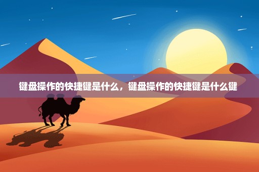 键盘操作的快捷键是什么，键盘操作的快捷键是什么键 