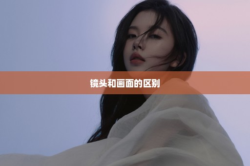 镜头和画面的区别