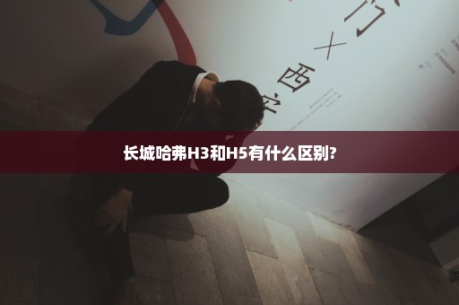 长城哈弗H3和H5有什么区别?