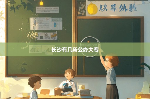 长沙有几所公办大专