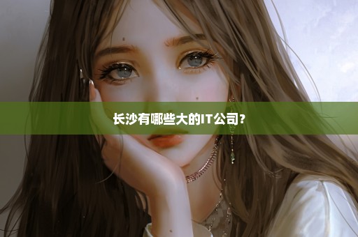 长沙有哪些大的IT公司？