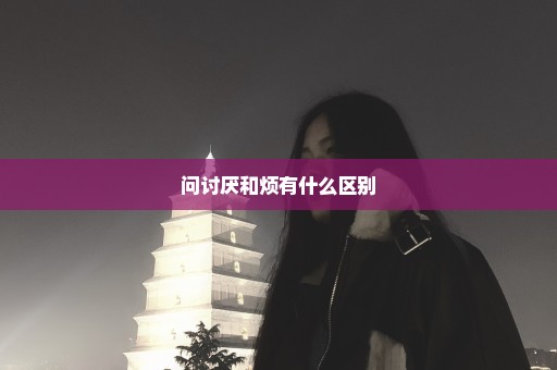 问讨厌和烦有什么区别