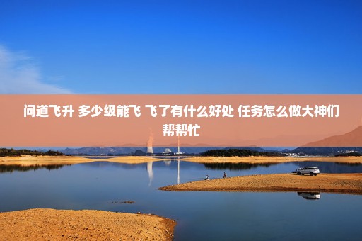 问道飞升 多少级能飞 飞了有什么好处 任务怎么做大神们帮帮忙