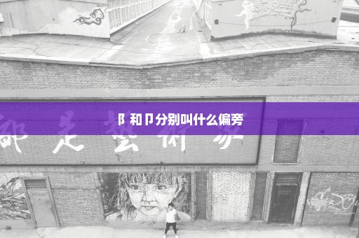 阝和卩分别叫什么偏旁