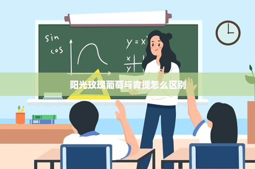 阳光玫瑰葡萄与青提怎么区别