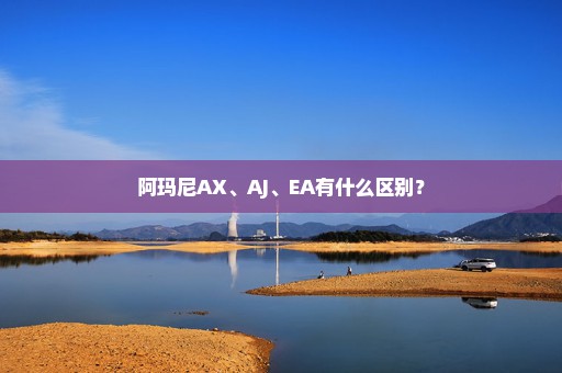 阿玛尼AX、AJ、EA有什么区别？