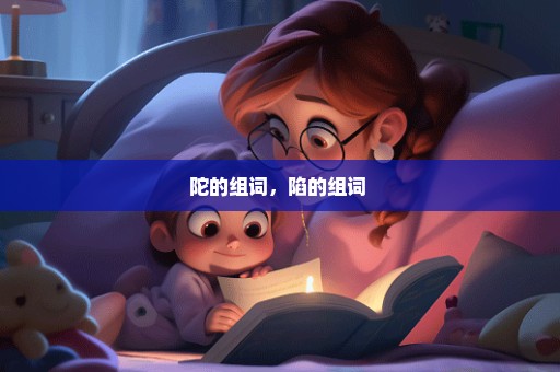 陀的组词，陷的组词 