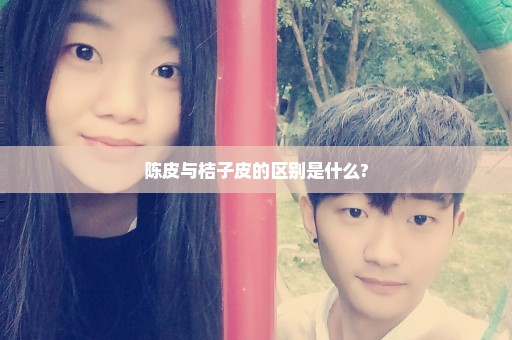 陈皮与桔子皮的区别是什么?