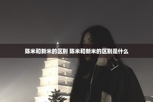 陈米和新米的区别 陈米和新米的区别是什么