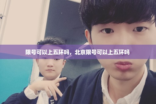 限号可以上五环吗，北京限号可以上五环吗 