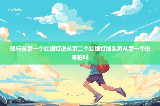 限行从第一个红绿灯进从第二个红绿灯掉头再从第一个出来拍吗
