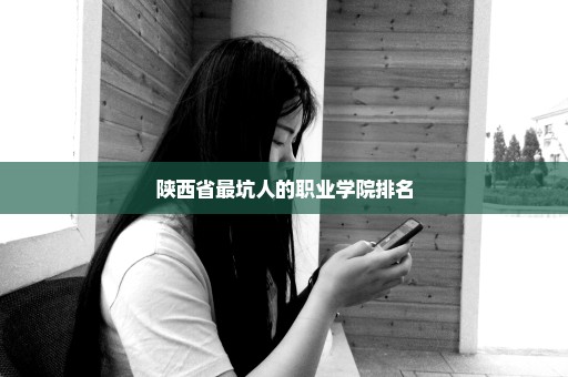 陕西省最坑人的职业学院排名