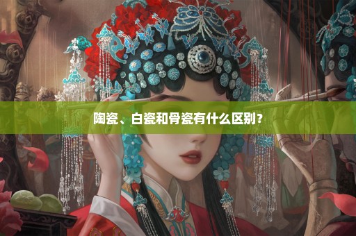 陶瓷、白瓷和骨瓷有什么区别？