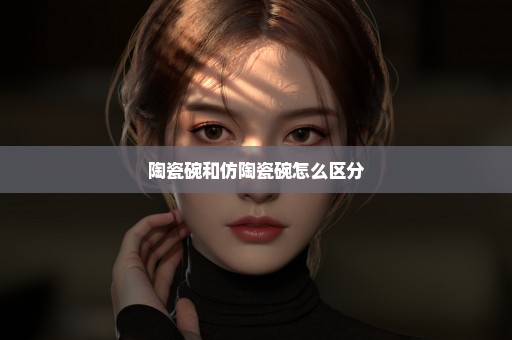陶瓷碗和仿陶瓷碗怎么区分
