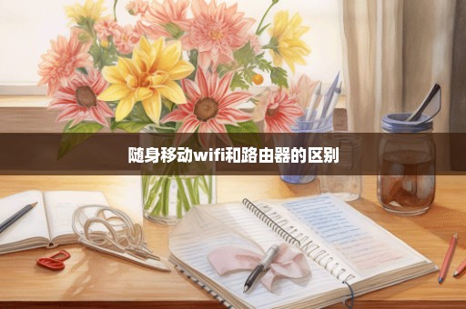 随身移动wifi和路由器的区别