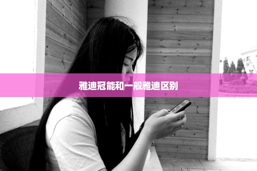 雅迪冠能和一般雅迪区别