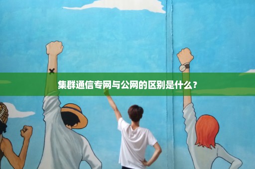 集群通信专网与公网的区别是什么？