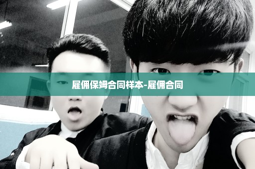 雇佣保姆合同样本-雇佣合同