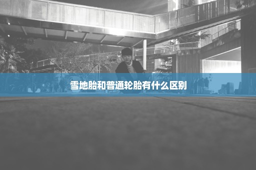 雪地胎和普通轮胎有什么区别