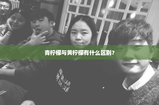 青柠檬与黄柠檬有什么区别？