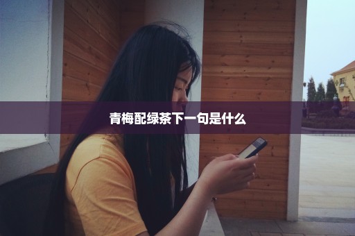 青梅配绿茶下一句是什么