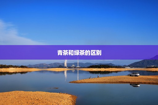 青茶和绿茶的区别