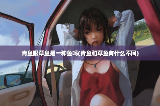 青鱼跟草鱼是一种鱼吗(青鱼和草鱼有什么不同)