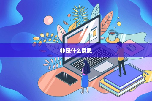 非是什么意思