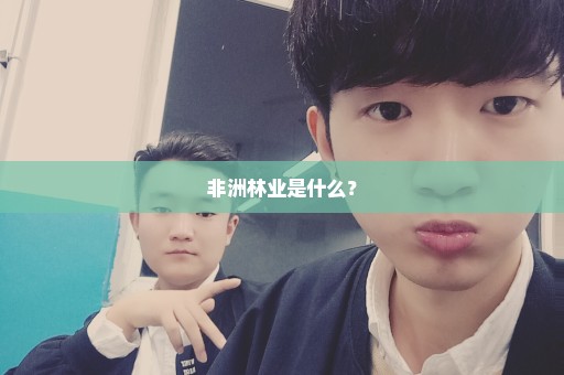 非洲林业是什么？
