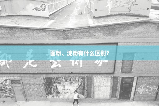 面粉、淀粉有什么区别？