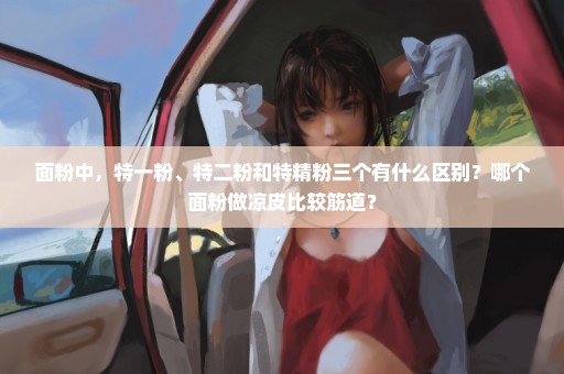 面粉中，特一粉、特二粉和特精粉三个有什么区别？哪个面粉做凉皮比较筋道？