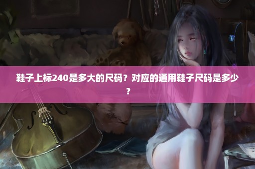 鞋子上标240是多大的尺码？对应的通用鞋子尺码是多少？