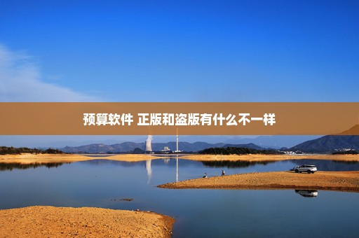 预算软件 正版和盗版有什么不一样
