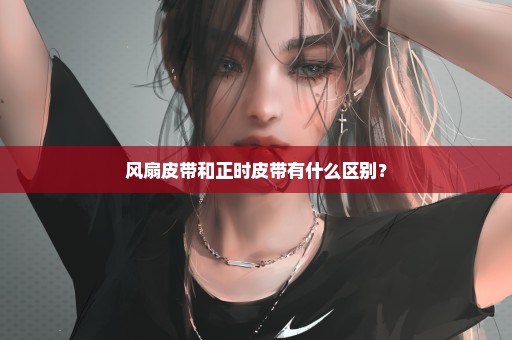 风扇皮带和正时皮带有什么区别？