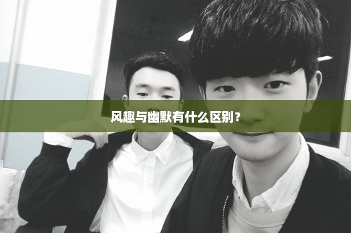 风趣与幽默有什么区别？