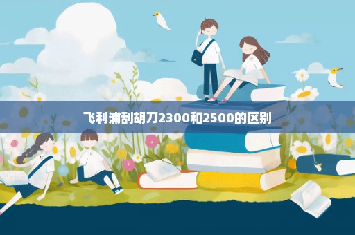 飞利浦刮胡刀2300和2500的区别