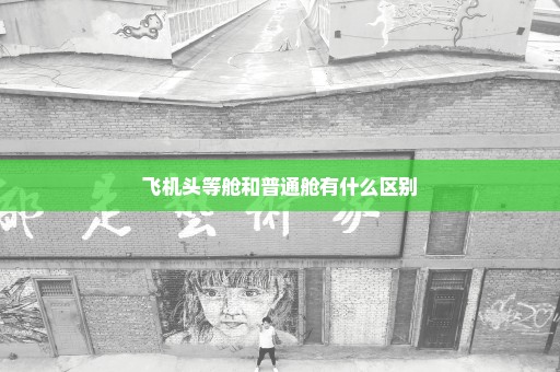 飞机头等舱和普通舱有什么区别