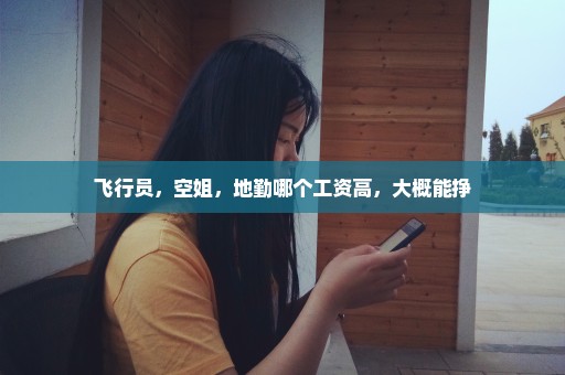 飞行员，空姐，地勤哪个工资高，大概能挣