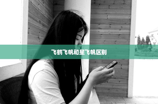 飞鹤飞帆和星飞帆区别