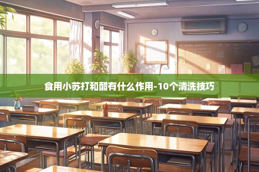 食用小苏打和醋有什么作用-10个清洗技巧