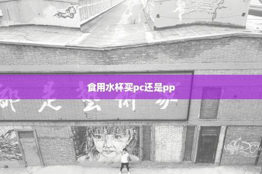 食用水杯买pc还是pp