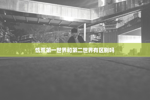饥荒第一世界和第二世界有区别吗