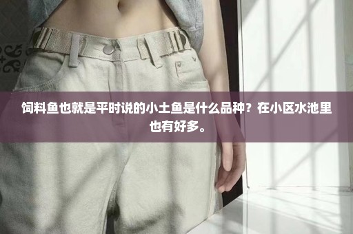 饲料鱼也就是平时说的小土鱼是什么品种？在小区水池里也有好多。